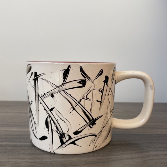 Hand Painted Abstract Designed Mug - Picture 7 of 7